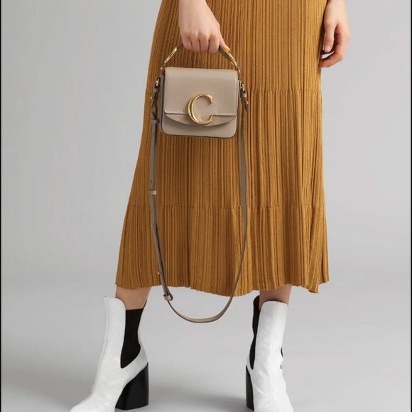 *SOLD* Mini Chloé C Bag - Motty Grey - Picture 6 of 11